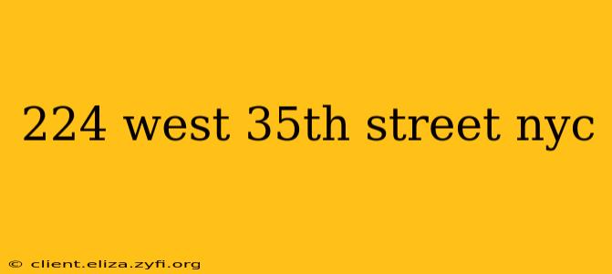 224 west 35th street nyc