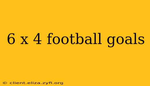 6 x 4 football goals