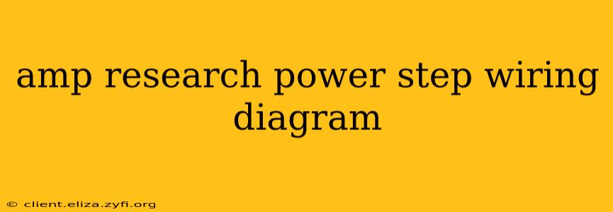 amp research power step wiring diagram