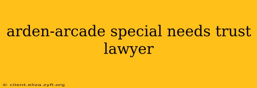 arden-arcade special needs trust lawyer