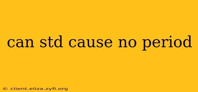 can std cause no period