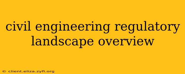 civil engineering regulatory landscape overview