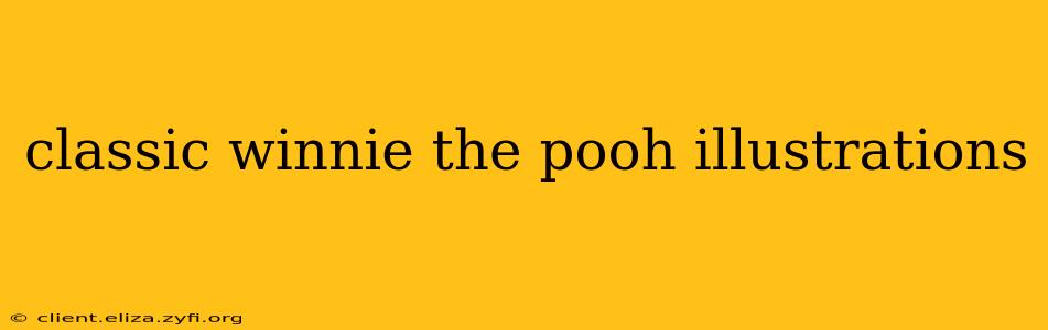 classic winnie the pooh illustrations