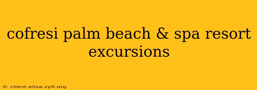 cofresi palm beach & spa resort excursions