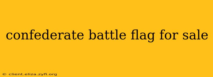confederate battle flag for sale