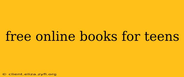 free online books for teens