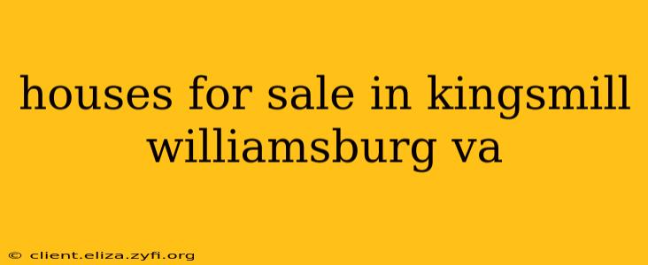 houses for sale in kingsmill williamsburg va
