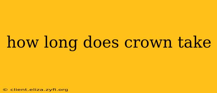 how long does crown take
