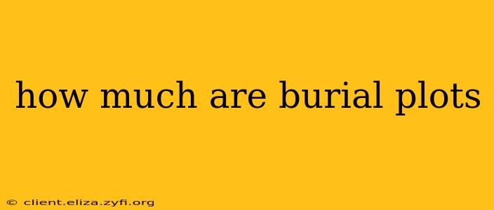 how much are burial plots