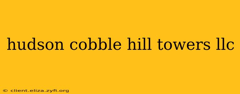 hudson cobble hill towers llc