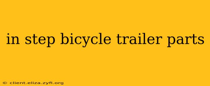 in step bicycle trailer parts
