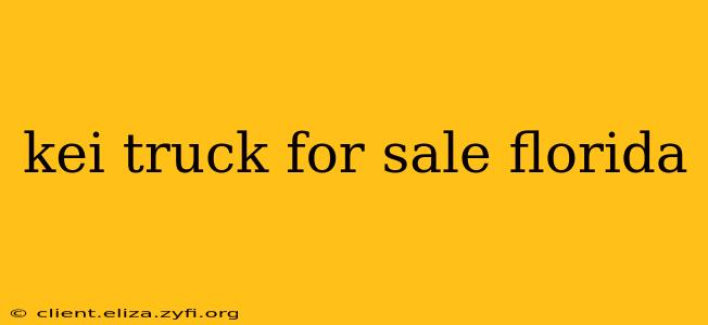 kei truck for sale florida