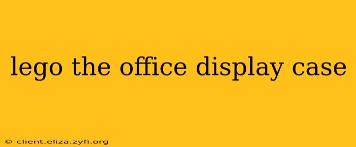 lego the office display case