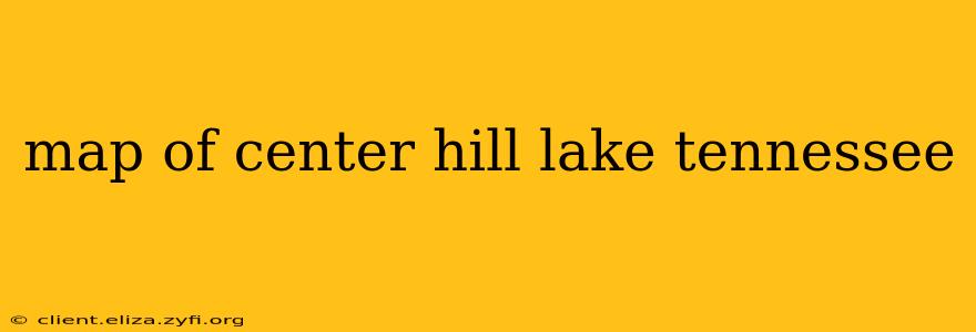 map of center hill lake tennessee