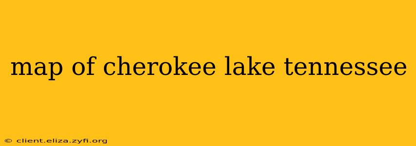 map of cherokee lake tennessee