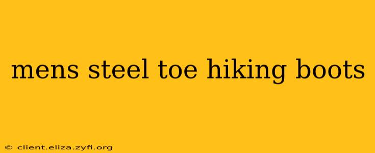 mens steel toe hiking boots