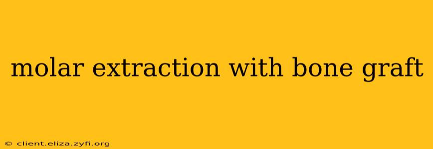 molar extraction with bone graft