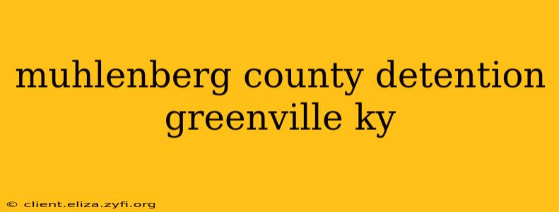 muhlenberg county detention greenville ky