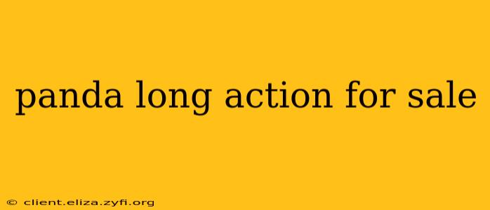panda long action for sale