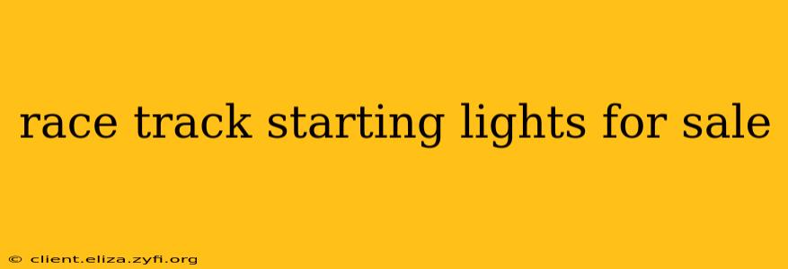 race track starting lights for sale