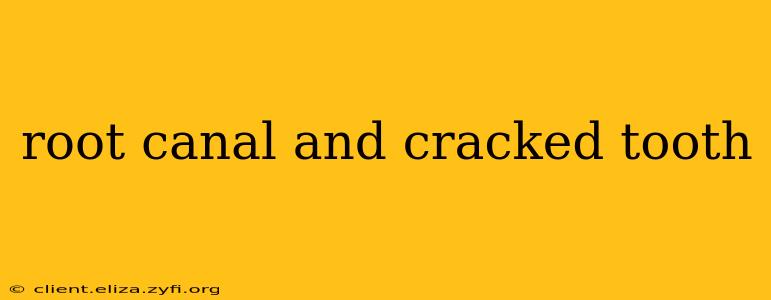 root canal and cracked tooth