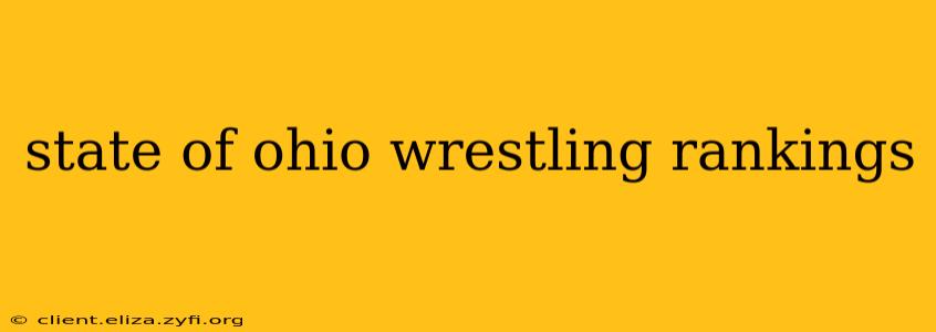 state of ohio wrestling rankings