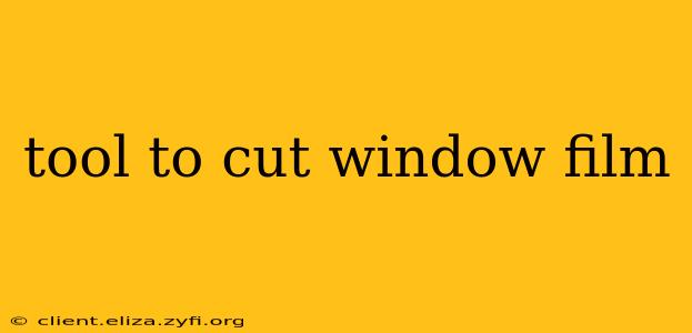 tool to cut window film