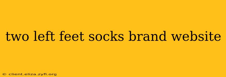 two left feet socks brand website