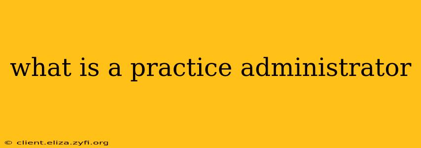what is a practice administrator
