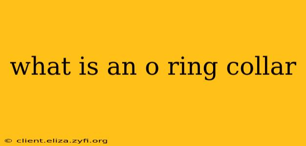what is an o ring collar