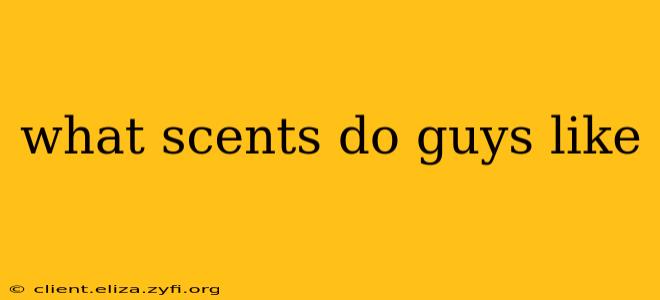 what scents do guys like
